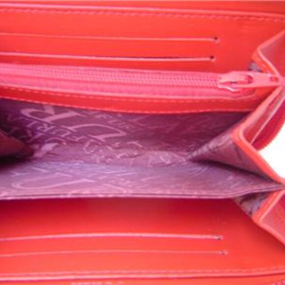 AUTHENTIC FURLA RED LEATHER MEDIUM WALLET EUC - Picture 13 of 14
